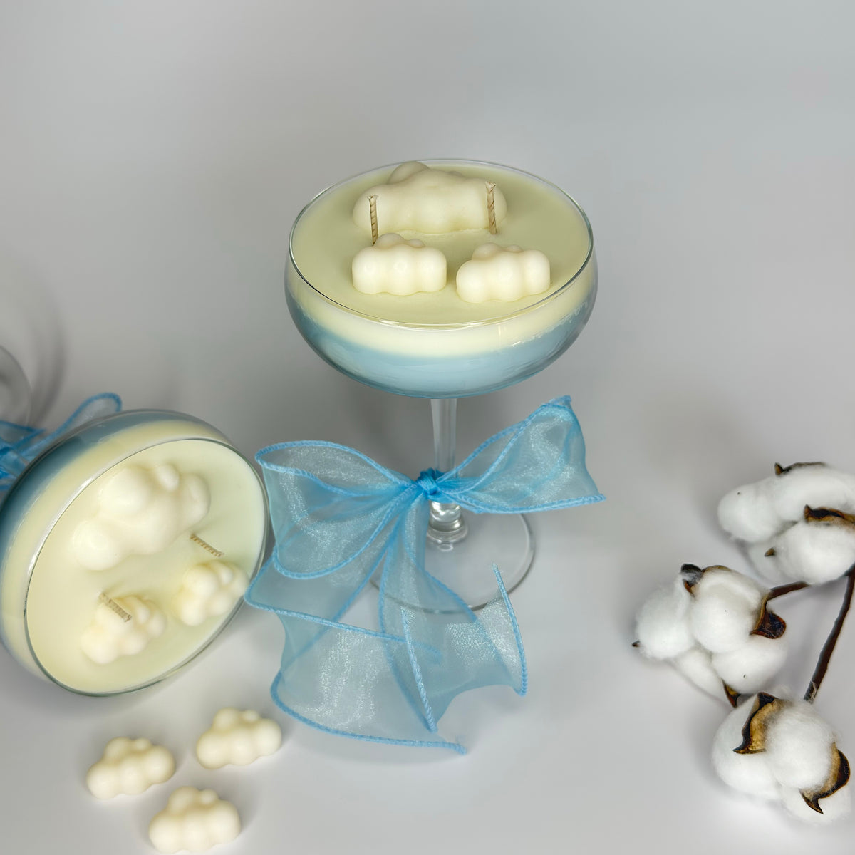 Cloud Martini – Handgemaakte Wolken Kaars
