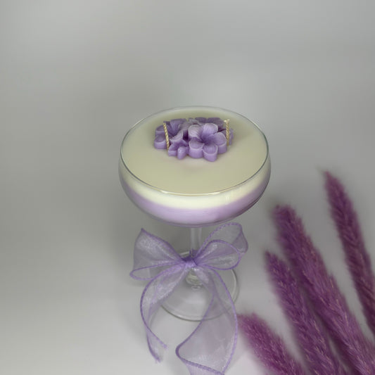 Purple Lavender Cocktail Kaarsen met Perenbloesem & Honing Geur