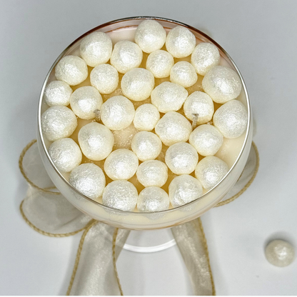 Golden Pearl – Elegante Cocktail Kaars met Parels