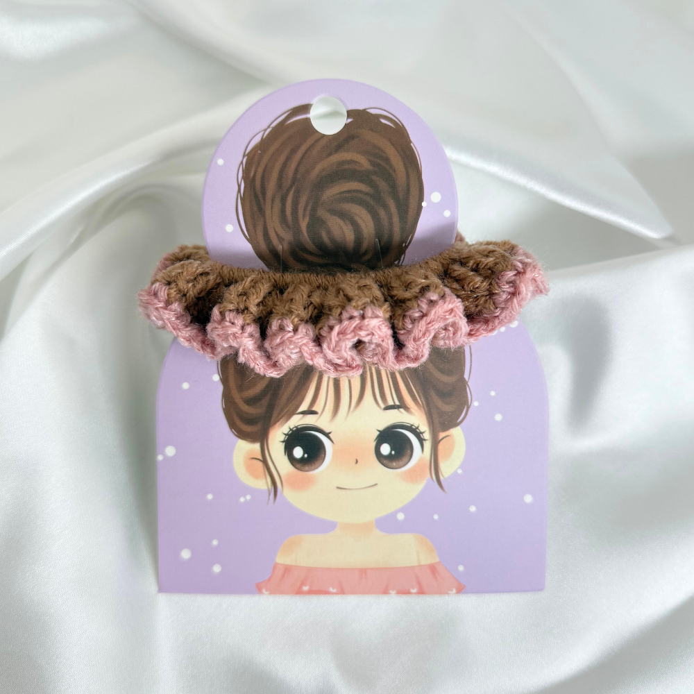 mocha bloom scrunchies mocha bloom scrunchies