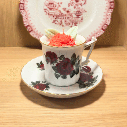 crimson rose vintage