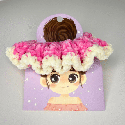 berry-fluff-scrunchie