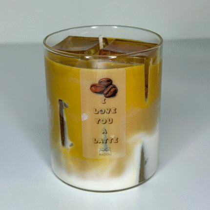 i love you a latte kaarsen